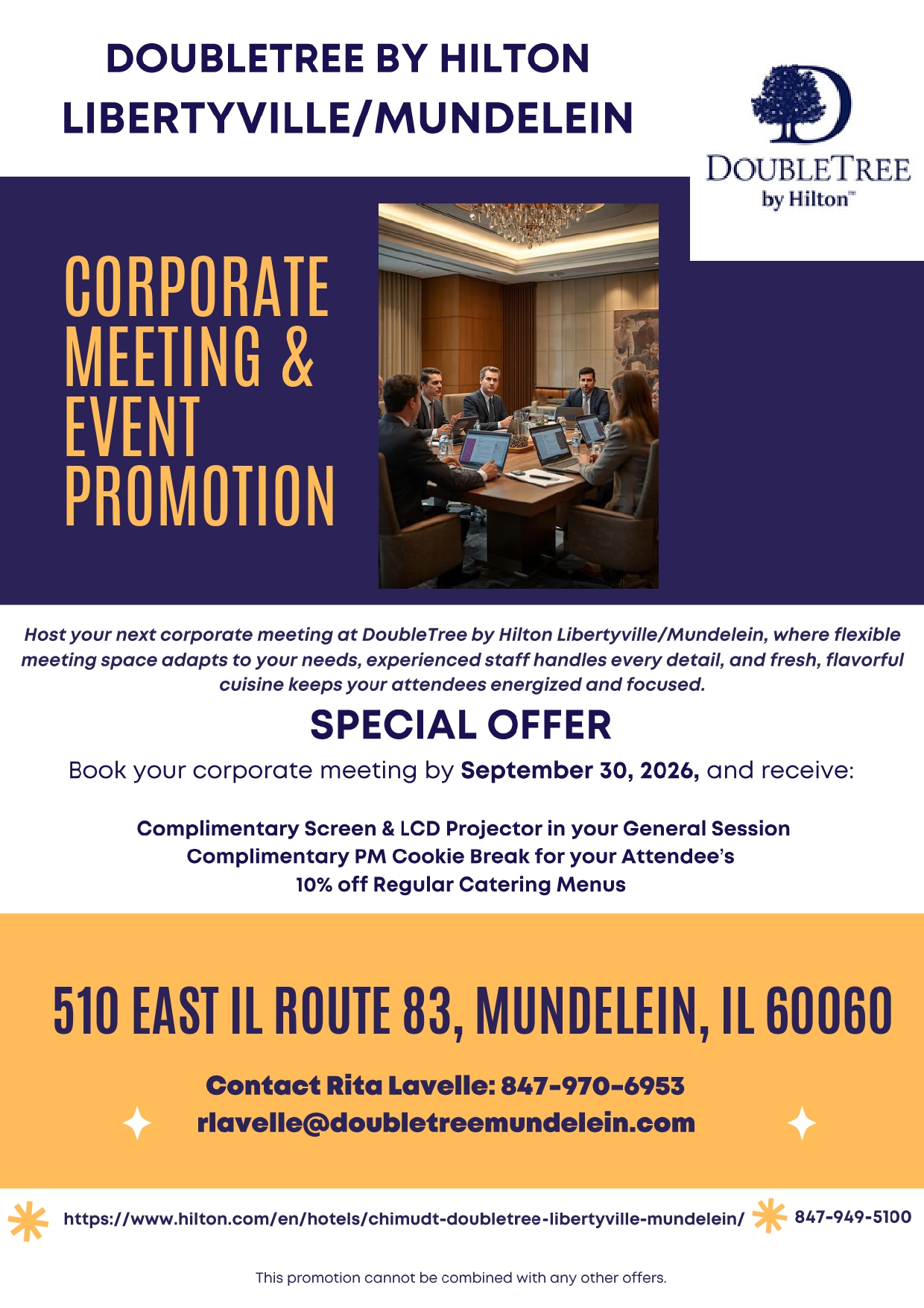 Doubletree By Hilton Meeting Offer